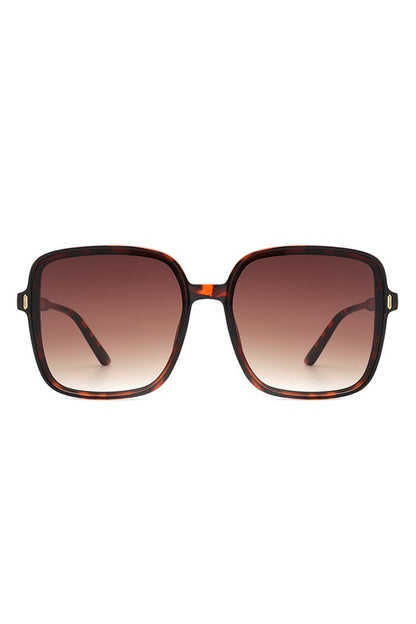 Classic Square Flat Top Fashion Sunglasses