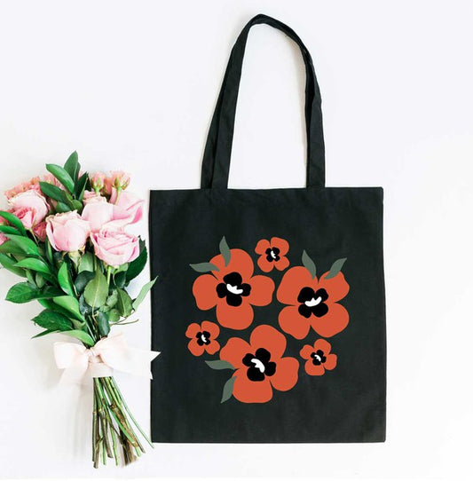 Red Poppies Tote