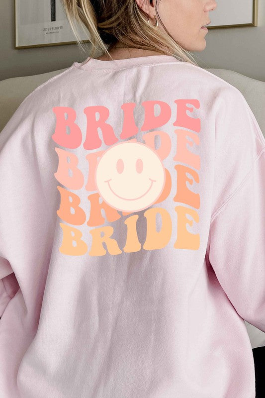 PLUS SIZE F/B POCKET BRIDE GRAPHIC SWEATSHIRT