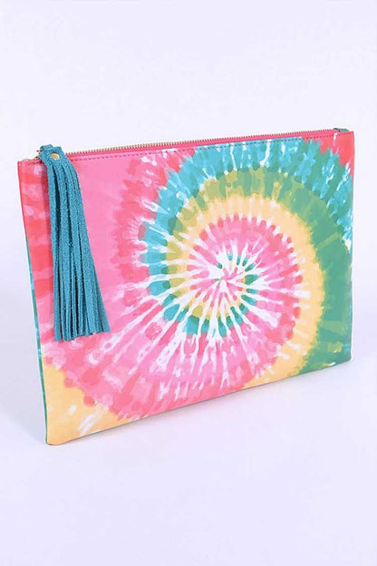 Tie Dye Iconic Envelope Clutch Bag