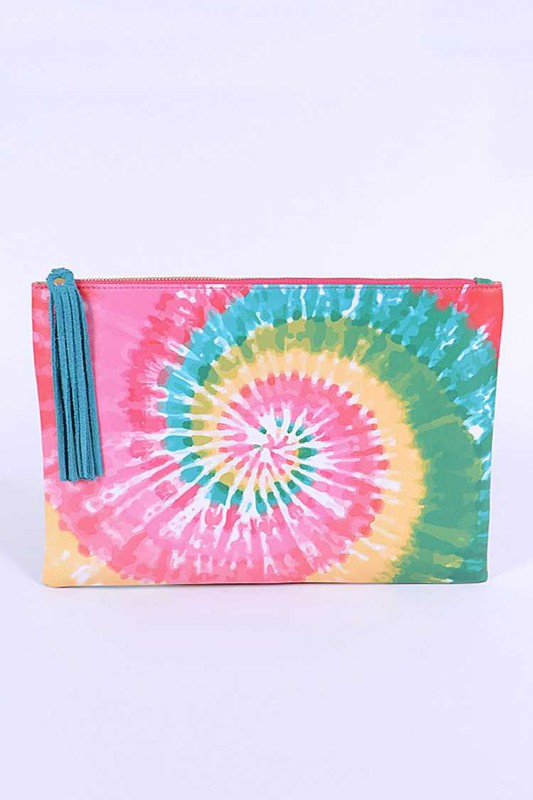 Tie Dye Iconic Envelope Clutch Bag