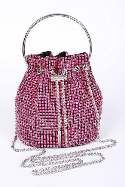 Oversize Rhinestone Iconic Bucket Bag