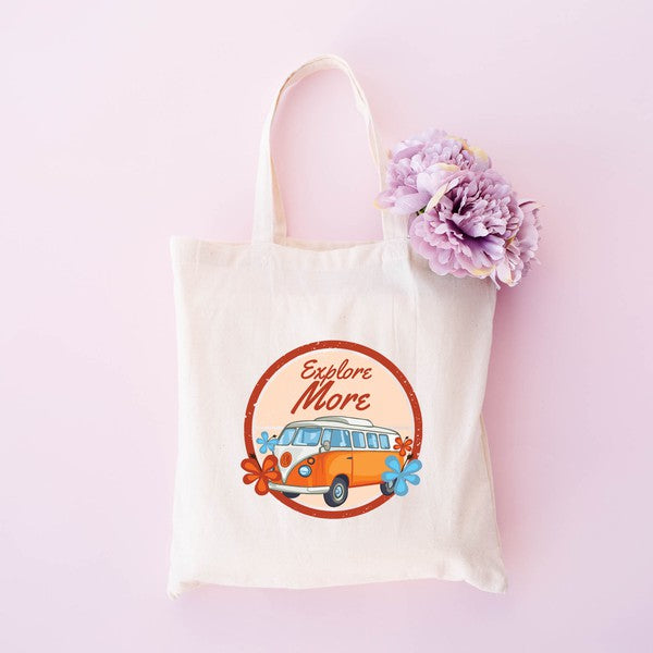 Explore More Flowers Tote