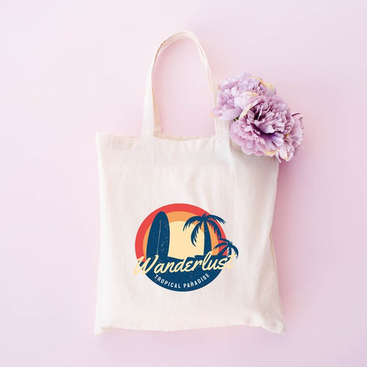 Wanderlust Tropical Paradise Tote