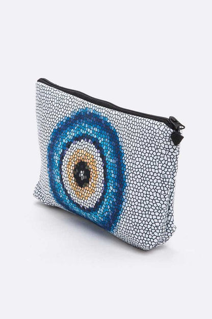 Iconic Printed Soft Cosmetic Pouch