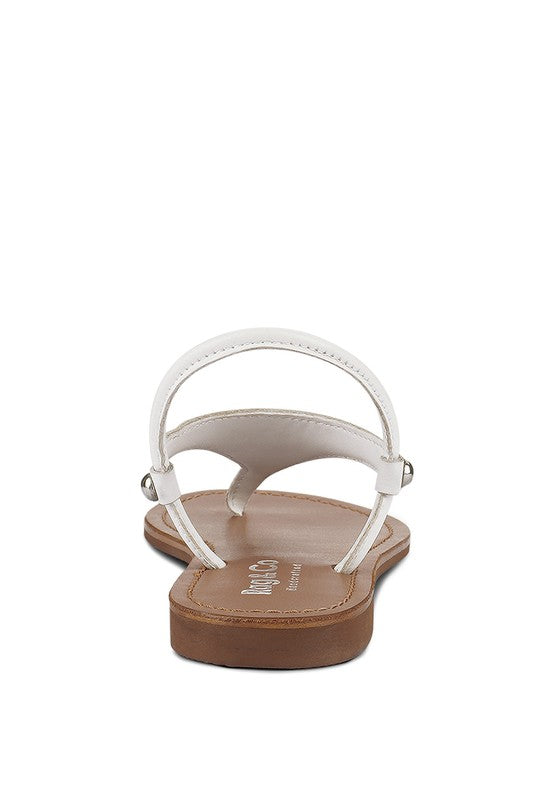 MADELINE Flat Thong Sandals