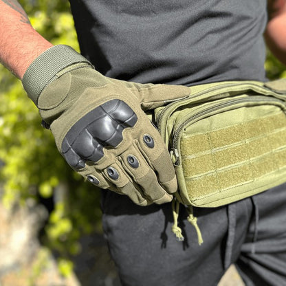 Airsoft Gloves w Touchscreen Fingertip Capability