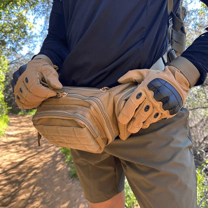 Airsoft Gloves w Touchscreen Fingertip Capability