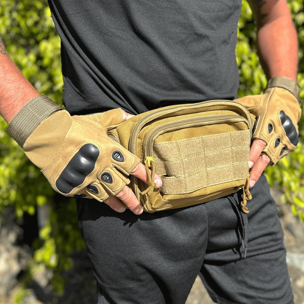 Tactical Military Fingerless Airsoft Gloves