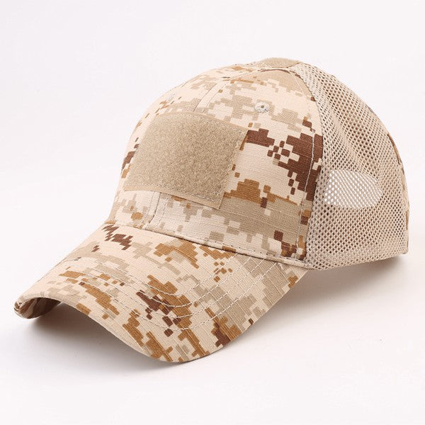 Tactical Military Patch Hat w Adjustable Strap