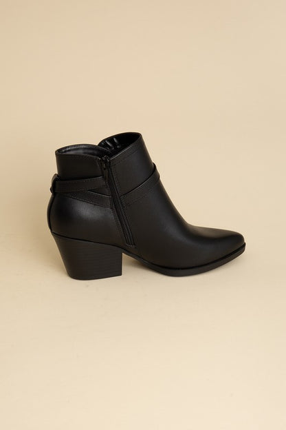 Nadine Ankle Buckle Boots