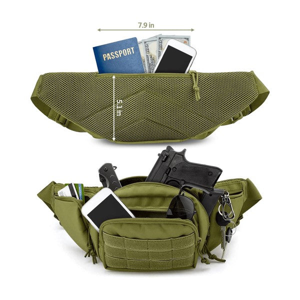 Tactical Waist Bag & MOLLE EDC Pouch