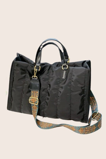 Puffer Tote Top Handle Puff Handbag