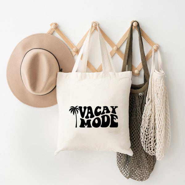 Vacay Mode Palm Tree Tote