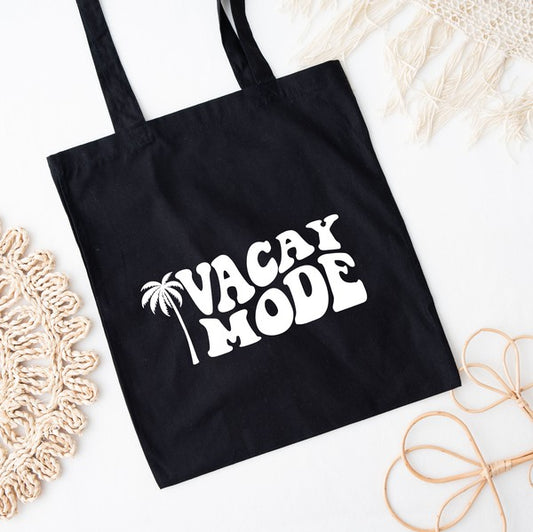 Vacay Mode Palm Tree Tote