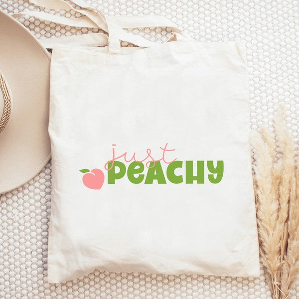 Just Peachy Green Tote