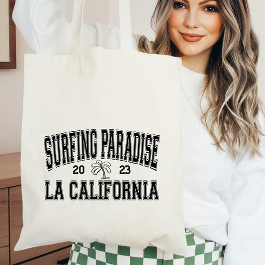 Surfing Paradise LA Tote