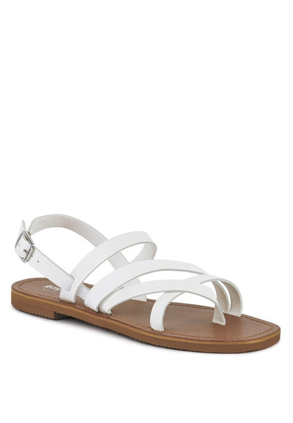 SLOANA Strappy Flat Sandals