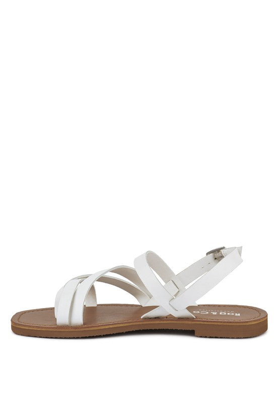 SLOANA Strappy Flat Sandals