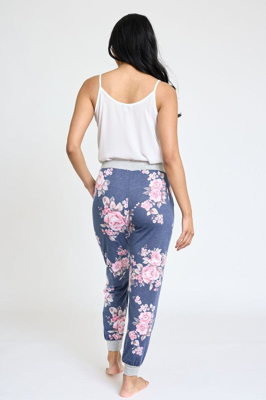 Floral Drawstring Jogger