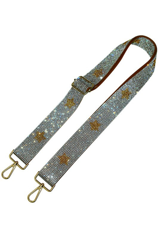 1.5 inches Rhinestone Guitar Strap