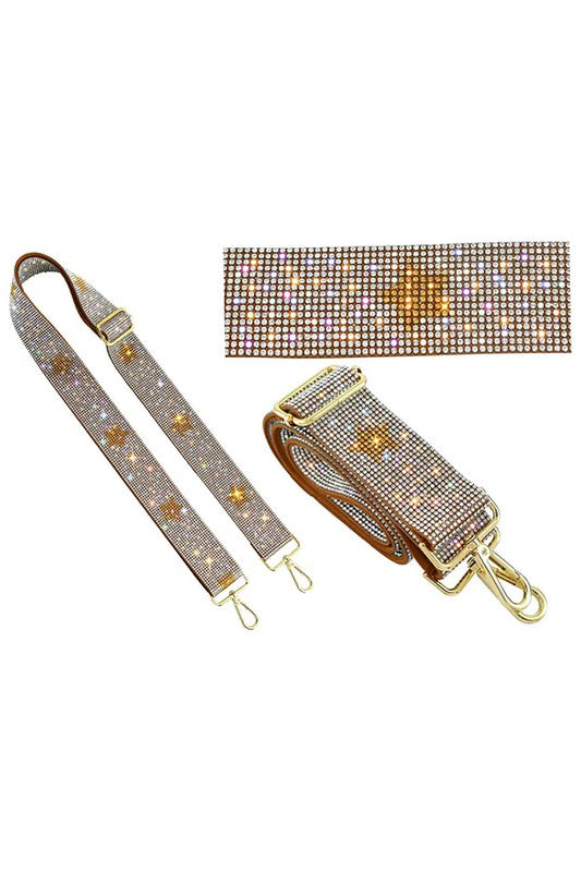 1.5 inches Rhinestone Guitar Strap