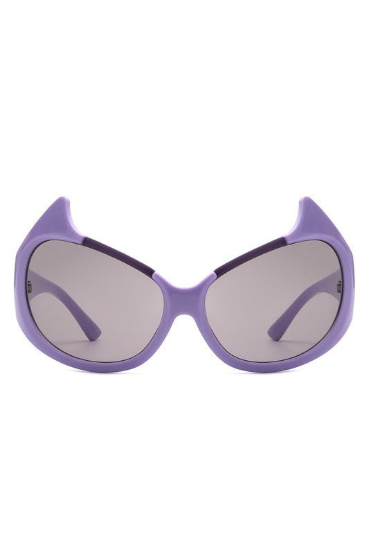 Round Oversize Fashion Cat Eye Sunglasses