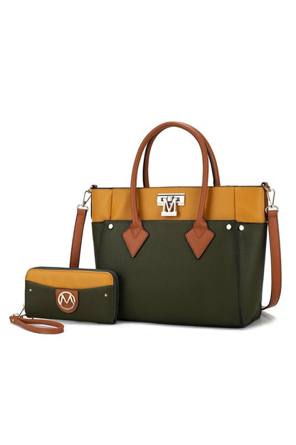 MKF Collection Brynlee Color-Block Tote Bag Mia K