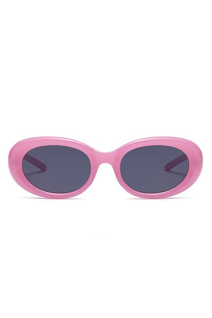 Oval Retro 90s Round Tinted Clout Sunglasses