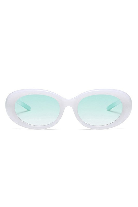 Oval Retro 90s Round Tinted Clout Sunglasses