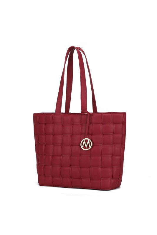 MKF Collection Rowan Woven Tote Bag by Mia K