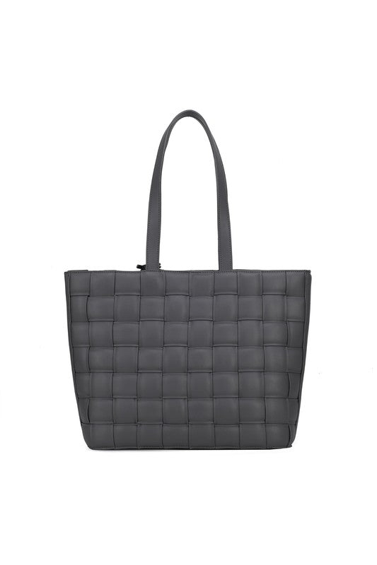 MKF Collection Rowan Woven Tote Bag by Mia K