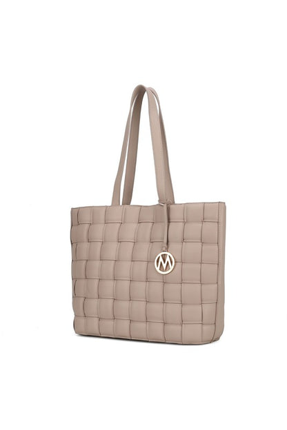 MKF Collection Rowan Woven Tote Bag by Mia K