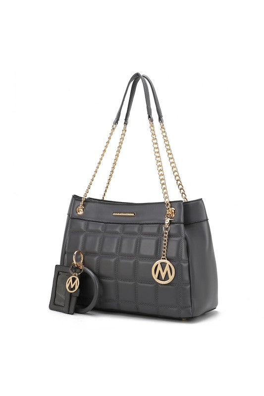 MKF Collection Mabel Quilted Shoulder Bag by Mia K