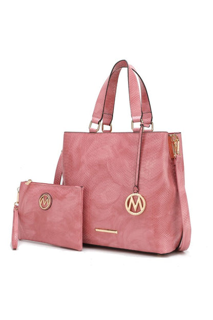 MKF Collection Beryl Snake-embossed Tote Bag Mia k