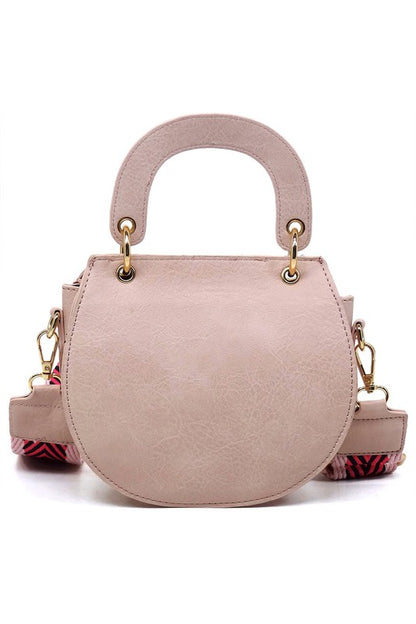 Fashion Flap Saddle Satchel Crossbody Bag