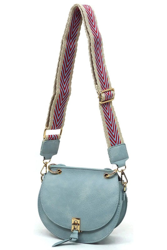 Fashion Flap Saddle Satchel Crossbody Bag