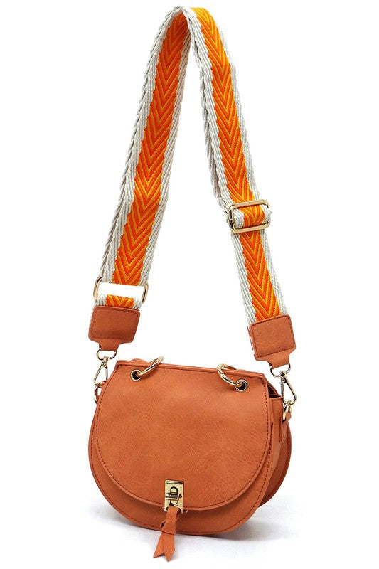 Fashion Flap Saddle Satchel Crossbody Bag