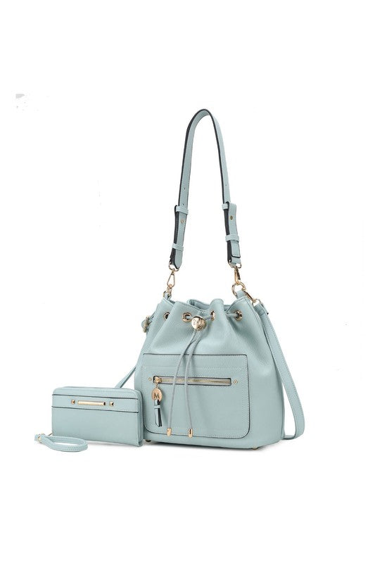 MKF Larissa Bucket Handbag with Wallet by Mia K