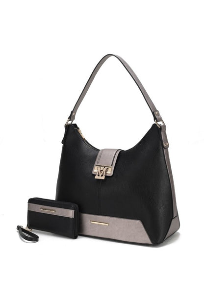 MKF Collection Graciela Color-Block Hobo by Mia k