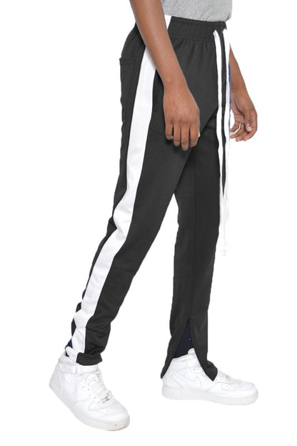 SINGLE STRIPE TRACK PANTS