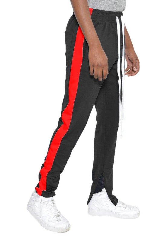 SINGLE STRIPE TRACK PANTS