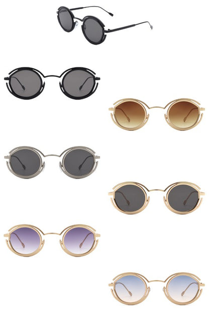 Fashion Circle Geometric Round Sunglasses