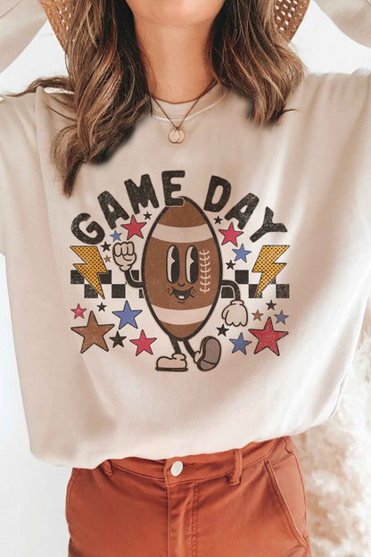 RETRO GAME DAY FOOTBALL SWEATSHIRT