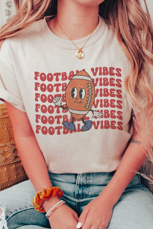 FOOTBALL VIBES GRAPHIC TEE