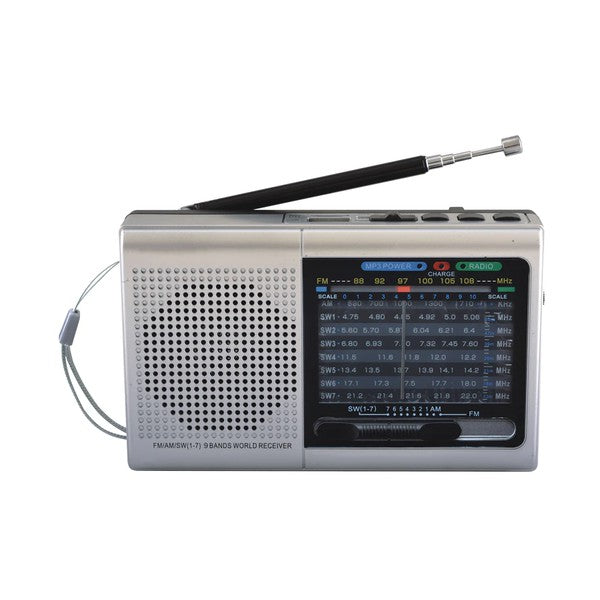 Supersonic 9 Band Radio With Bluetooth