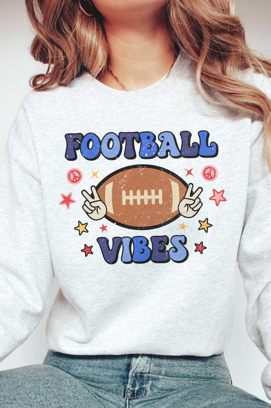 FOOTBALL VIBES GRAPHIC SWEATSHIRT