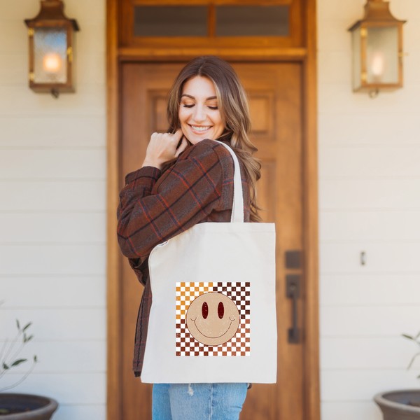 Fall Checkered Smiley