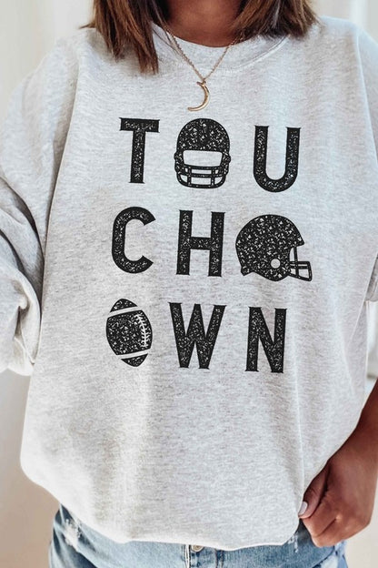 TOUCHDOWN GRAPHIC SWEATSHIRT