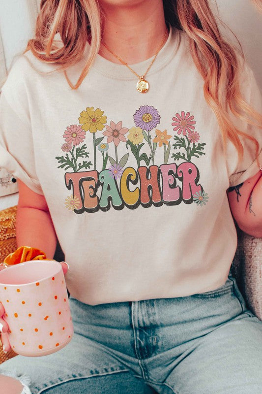 WILDFLOWER TEACHER Graphic Tee